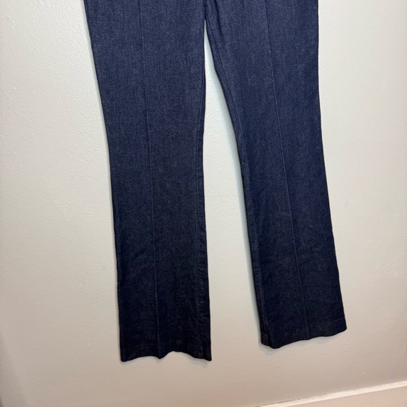Anthropologie The Essential Trousers Bootcut Pants Dark Wash - Picture 8 of 11